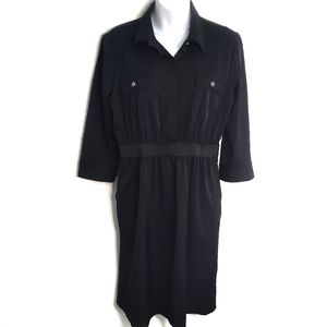 4/25$ NY&CO Black Slip On Dress